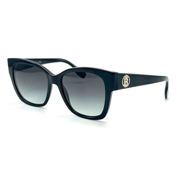 NEW BURBERRY BE4345 3001/8G BLACK AUTHENTIC SUNGLASSES 54-17 140 - Picture 1 of 3